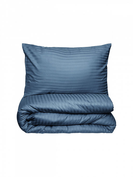 Наволочки сатин-страйп 50x70 (2шт) синий сатин - Denastia фото 5