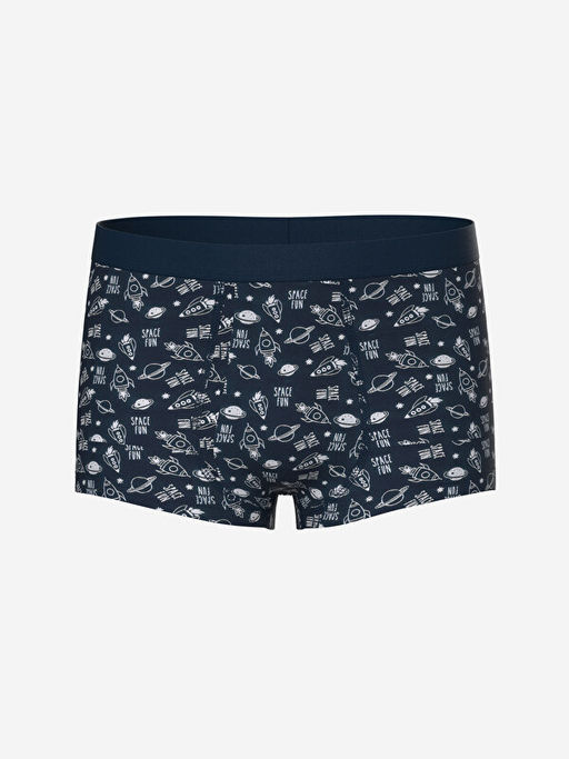 Bask?l? Erkek ?ocuk Boxer 3l? - Waikiki фото 2