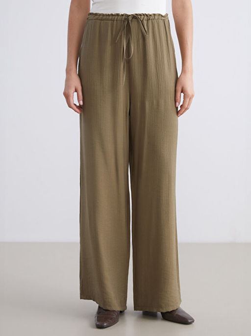 Beli Lastikli Geni? Pa?a Kad?n Pantolon