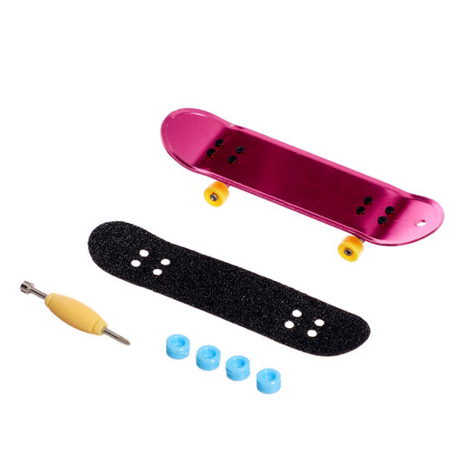 Фингерборд металлический Золотой трюк, 2 комплекта колёс, ключ, цвет МИКС - Simaland фото 7