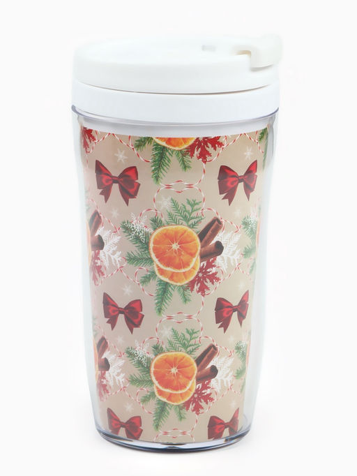 Подарочный набор новогодний Все желания сбудутся: горячий шоколад, маршмеллоу, термостакан