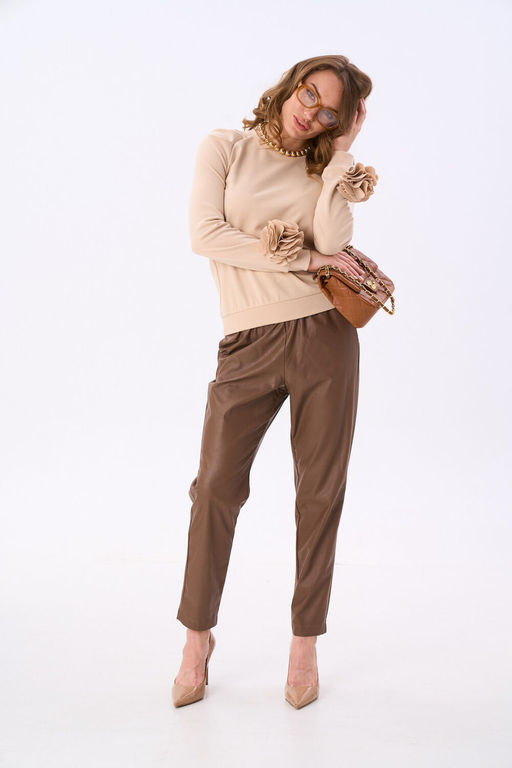 Костюм NIKVA н995-1 капучино и шоколад  фото 2