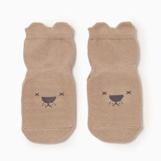 Цена за 2 шт. Носки детские MINAKU со стопперами, 11-12 см, коричневые