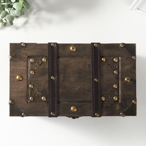 Шкатулка сундук дерево "Пальмира" 28х16х16 см