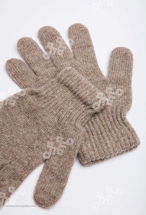 Перчатки взрослые из 100% монгольской шерсти (арт. 04185) - Тод оймс ххк фото 3