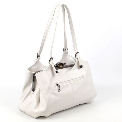 Женская сумка из эко кожи с ручками и фермуаром 0119-3 - Kenguluna фото 3