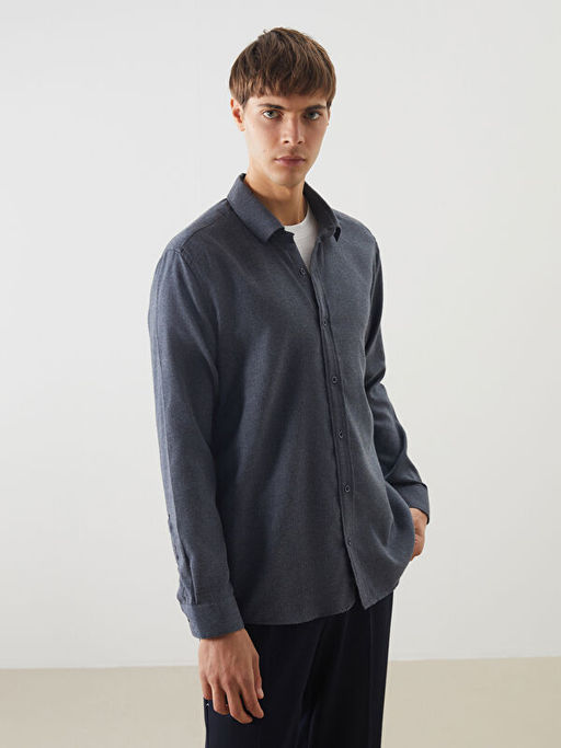 Regular Fit Uzun Kollu Erkek G?mlek