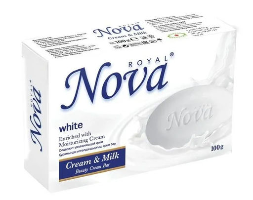 Мыло Туалетное "Royal Nova" 100гр Молочное наслаждение в коробочке