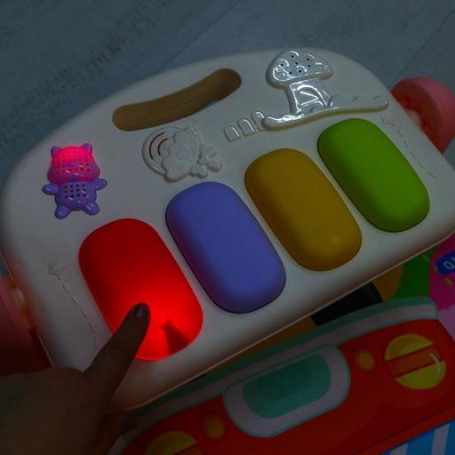 Развивающий коврик Жирафик, с пианино, розовый - Simaland фото 6