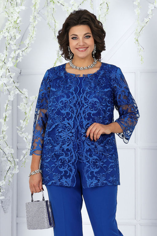 Платье Ninele 7431-Р темно-синий - Mira fashion фото 2061