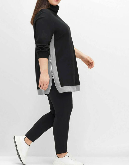 Худи, черное - Sheego фото 5