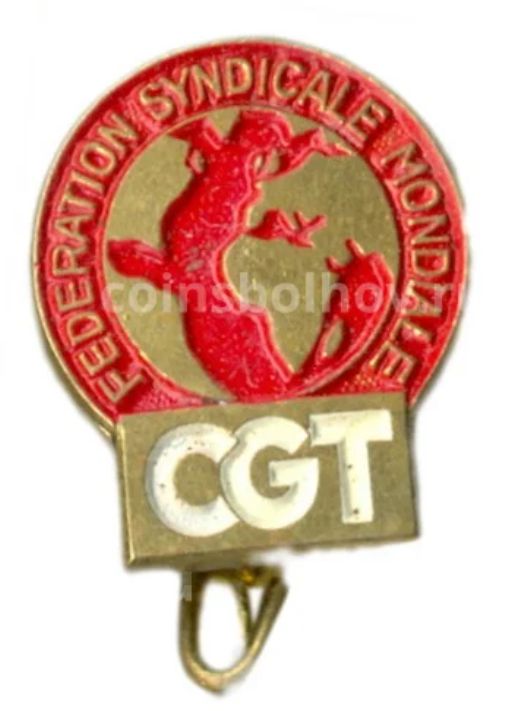 Значок Всемирная федерация профсоюзов (CGT-Франция)
