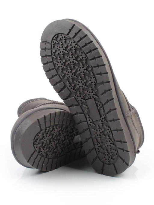 04-PF8300-5 GRAY Угги женские (натуральная замша, 100% шерсть)