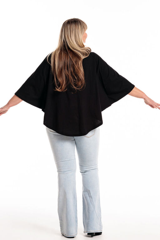 Пончо туника женская