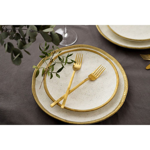 Тарелка пирожковая Magistro Poursephona, d=18.5 см, фарфор, бежевая  фото 7