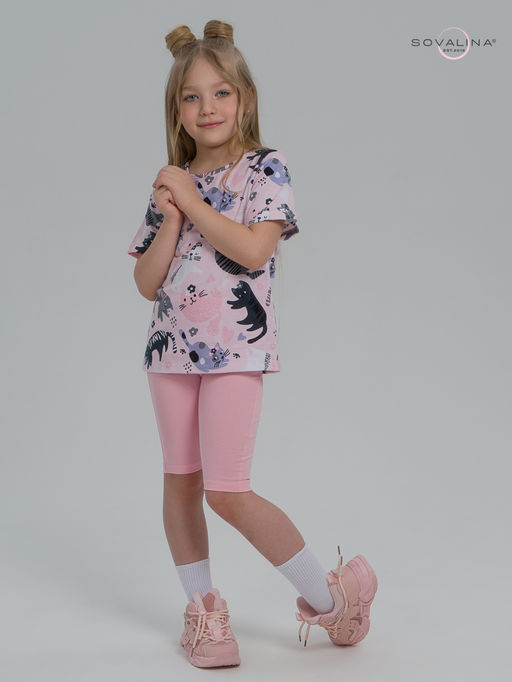 Костюм Актив ленивые котики-розовый - Sovalina фото 6