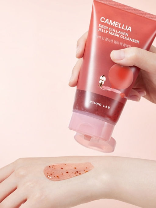ROUND LAB Гель-пенка для умывания с экстрактом камелии 2 в 1 / Camellia Deep Collagen Jelly Pack Cleanser, 150 мл