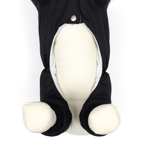 Комбинезон для животных, зимний на флисе, M(ДС 24-26 см, ОГ 34-36 см, ОШ 28 см), чёрный - Simaland фото 8