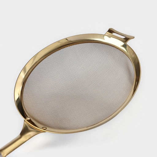 Сито для просеивания Magistro Arti gold, 6?16?35 см, золотистая  фото 3