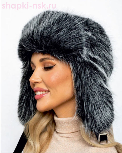 Скай Ушанка экомех норка женская (56-58)