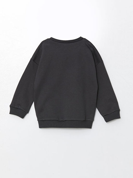 Mickey Mouse Bask?l? Erkek ?ocuk Sweatshirt ve E?ofman Alt? 2li