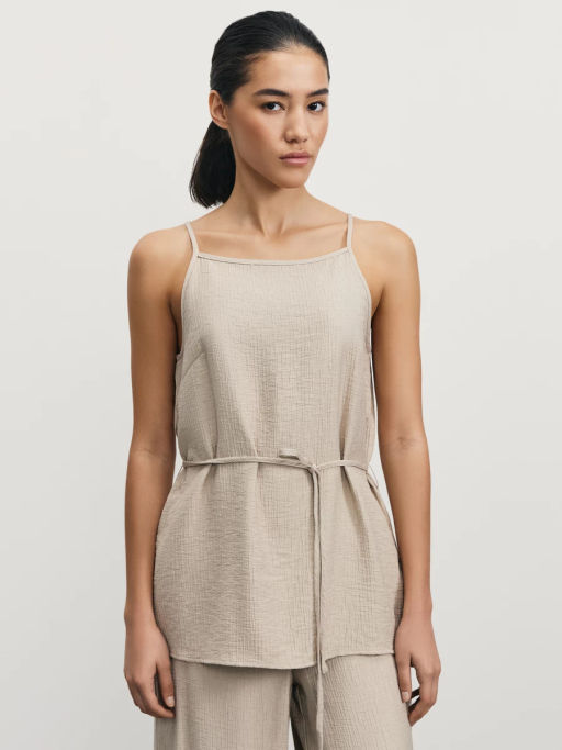 Топ из вискозы на завязках / Zarina  фото 3