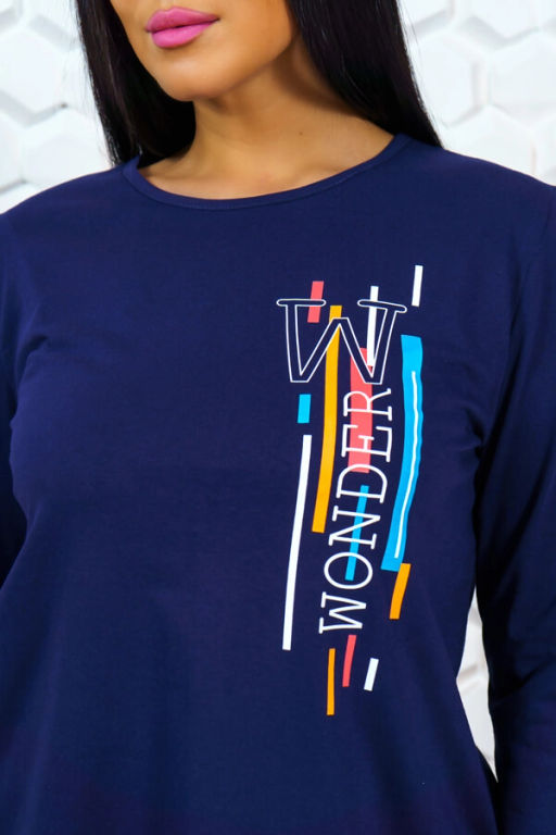 Костюм женский, цвет синий бежевый красный