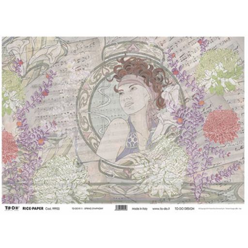 To-Do бумага рисовая Carta di Riso 35 x 50 см 10 шт. СК/Распродажа 99955