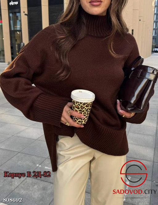 свитер женский с высоким горлом - Bruno фото 6