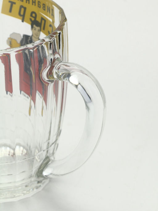 Кружка стеклянная пивная Дорого внимание Диванный эксперт, 500 мл фото 7