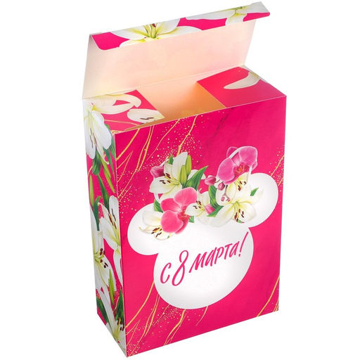 Коробка подарочная складная,16 х 23 х 7,5см 8 марта, Минни Маус - Disney фото 3