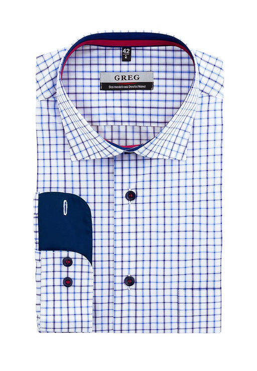 Сорочка мужская длинный рукав GREG 125/139/247/Z/1_GB  фото 2