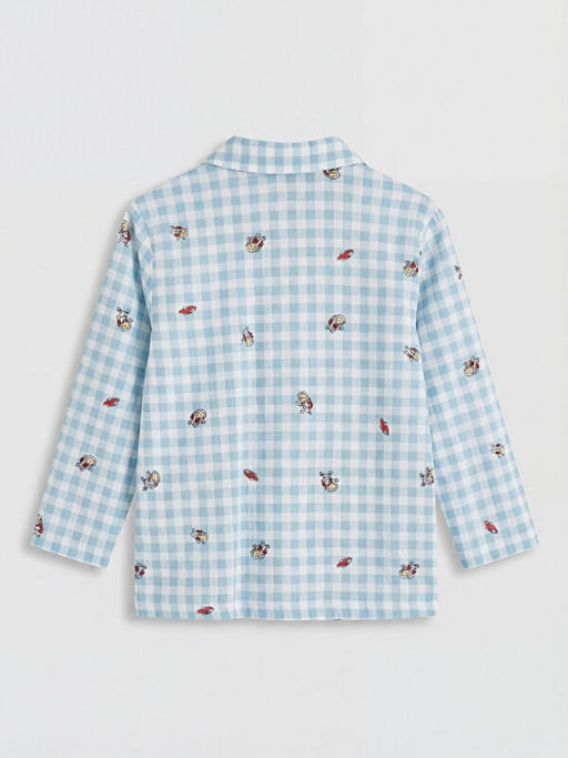 G?mlek Yaka Erkek ?ocuk Pijama Tak?m?