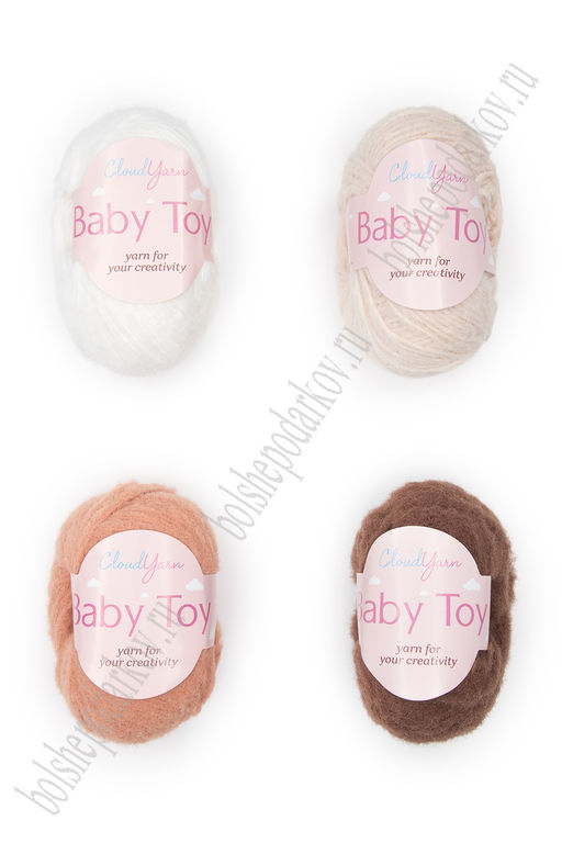 Пряжа Baby Toy 40 гр (4 шт) SF-7842, микс №1