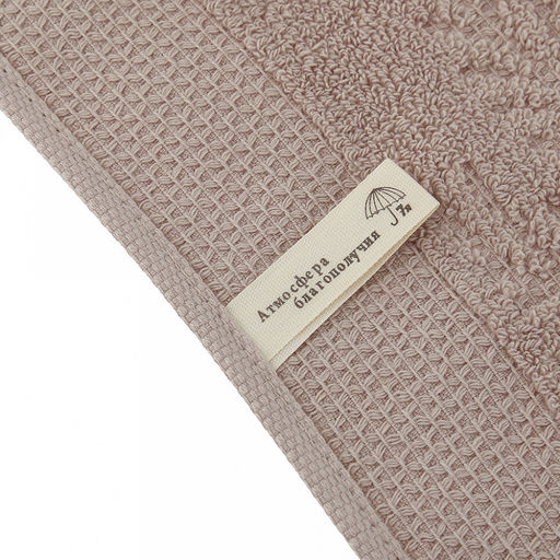 Полотенце махровое "Экзотика" 50х90см, хлопок 100%, льняной (Китай)