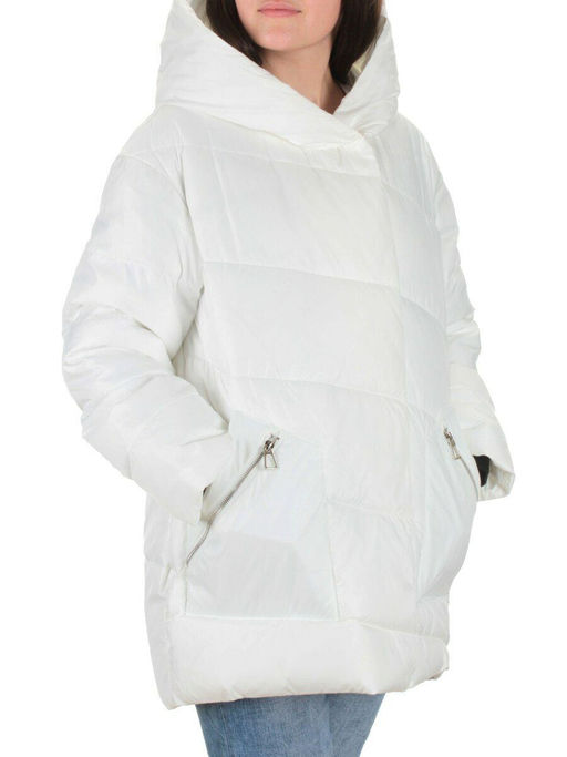 22359 WHITE Куртка зимняя женская (200 гр. холлофайбера)