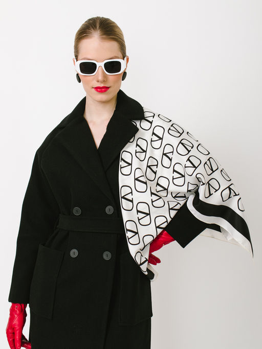 Большой мягкий очень нежный двусторонний платок - Tantino фото 4