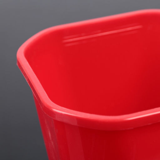 Цена за 2 шт. Горшок для цветов «Роза», 2 л, d=14 см, красный