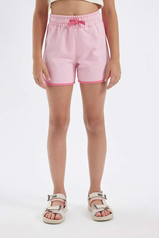 Базовые шорты для девочек - Defacto фото 4