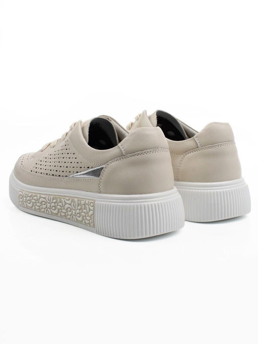 03-C322-2A BEIGE Полуботинки летние женские (натуральная кожа) - Фабричный китай фото 7