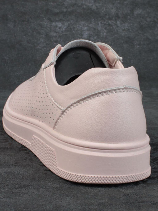 05-PDXL143-3 PINK Кроссовки женские (натуральная кожа)