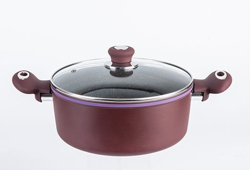 Кастрюля BK-3867 2л. с мраморным покр.RED & BLUE - Bekker фото 2