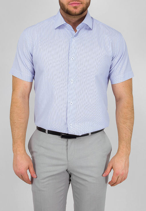 Сорочка мужская короткий рукав GREG 121/109/1017/Z/1  фото 8