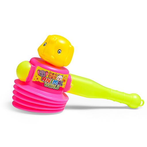 Молоток - стучалка "Слоник" 25 см., в сетке