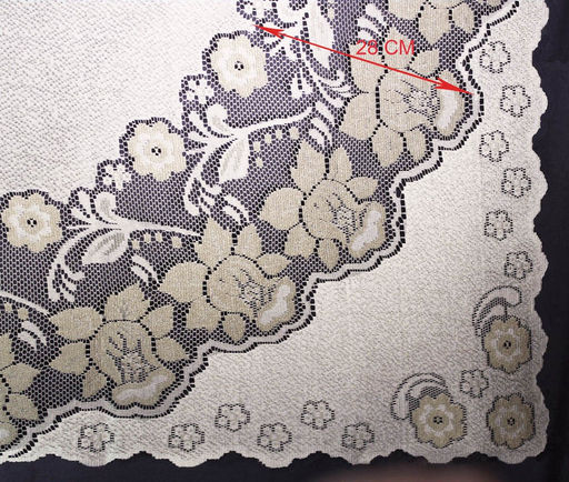 Скатерть арт. 244080/150/3, прямоугольная, размеры 150 см х 220 см, цвет кремово-золотистый - Firanka фото 2