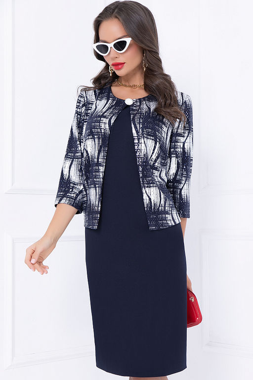 ПЛАТЬЕ АЛЕЦЬО (БЛУ СИЛЬВЕР) - Bellovera фото 3