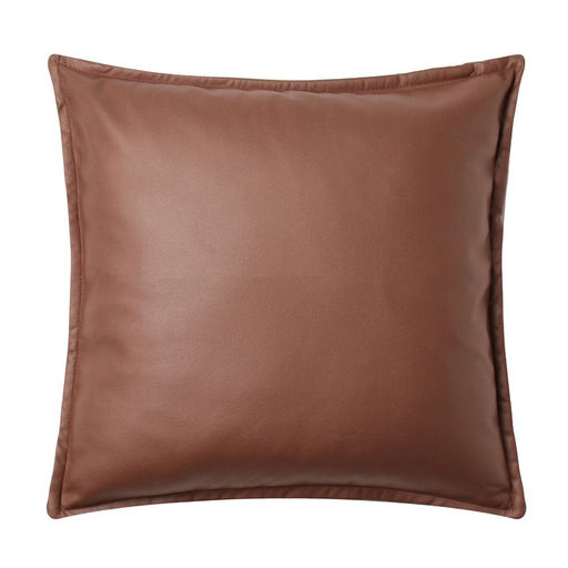 Наволочка декоративная Этель кожзам 45х45 см, коричневый  фото 6