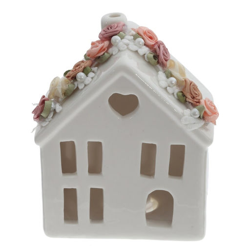 Фигурка декоративная "Дом" (подсветка, 3xLR44 н/п), L8,5 W6,5 H10 см