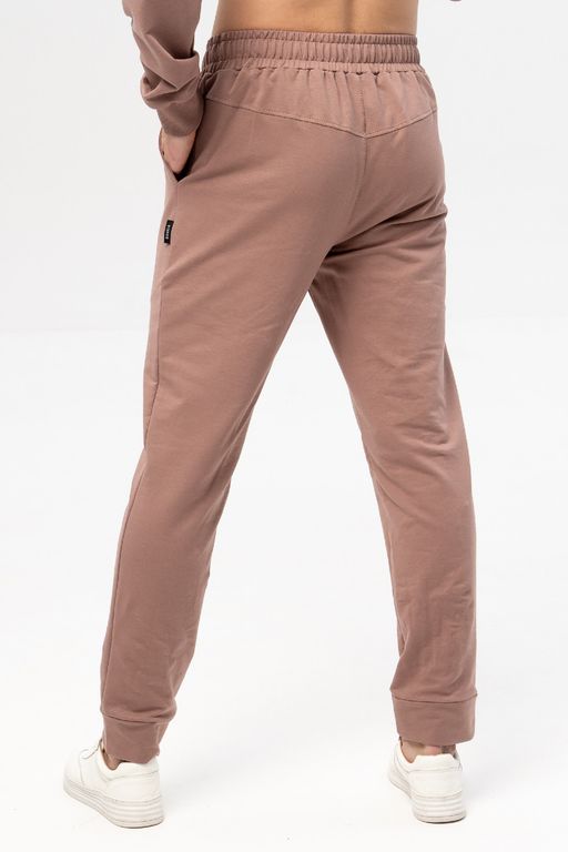 Брюки мужские из футера, капучино - Solo mio фото 7