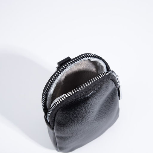 Сумка-багет на молнии, с кошельком, цвет чёрный - Simaland фото 8